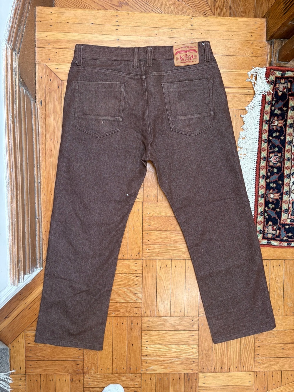 Switch New York & Co. Brown Jeans with Patch Logo - Picture 3 of 4